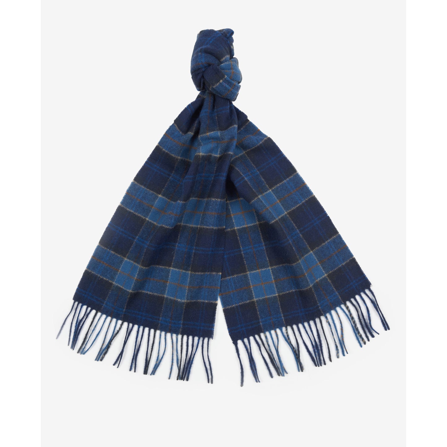 Barbour Tartan Lambswool Midnight Scarf