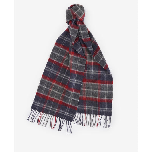 Barbour Tartan Cashmere Blue Granite Scarf