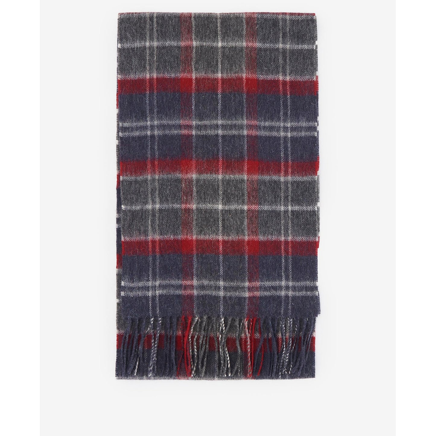Barbour Tartan Cashmere Blue Granite Scarf