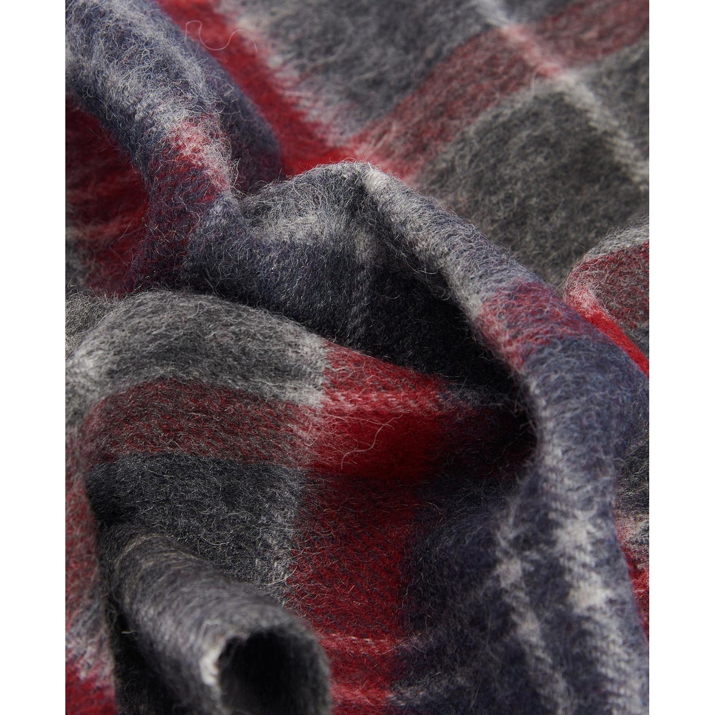 Barbour Tartan Cashmere Blue Granite Scarf