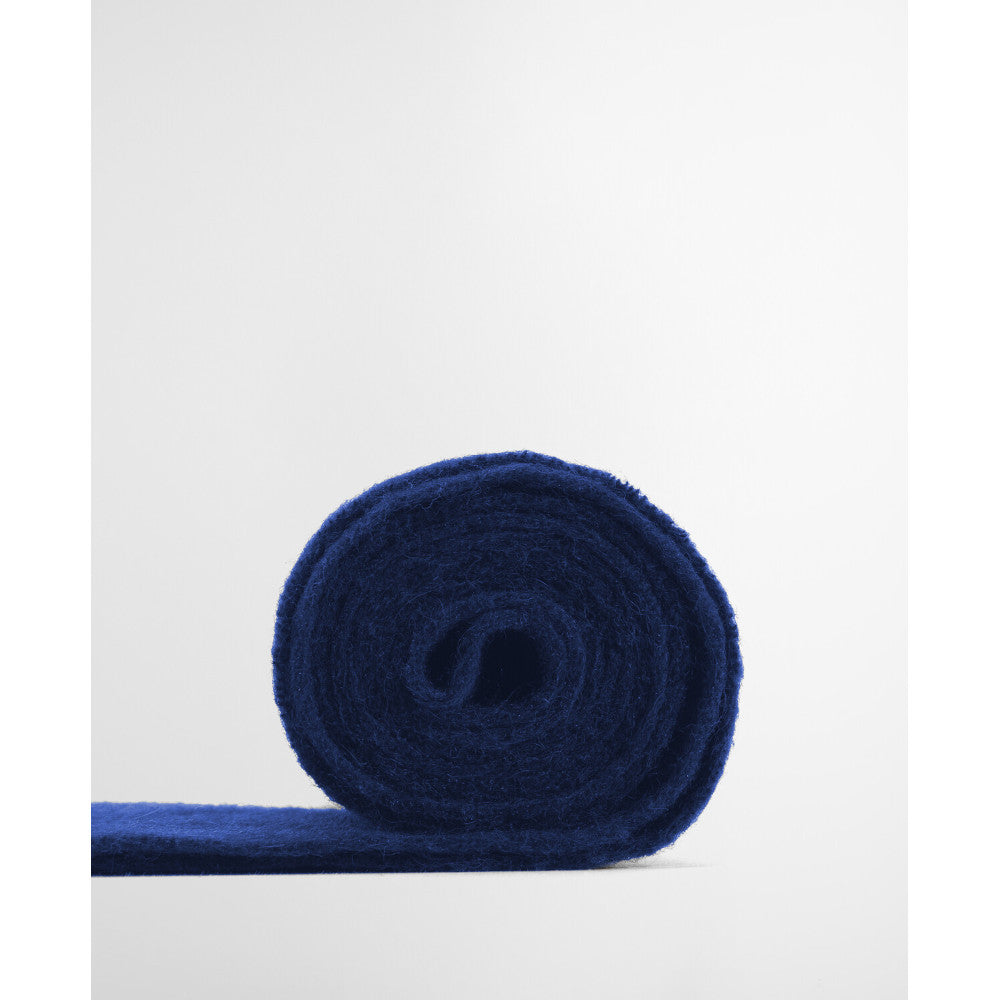 Barbour Plain Lambswool Navy Scarf
