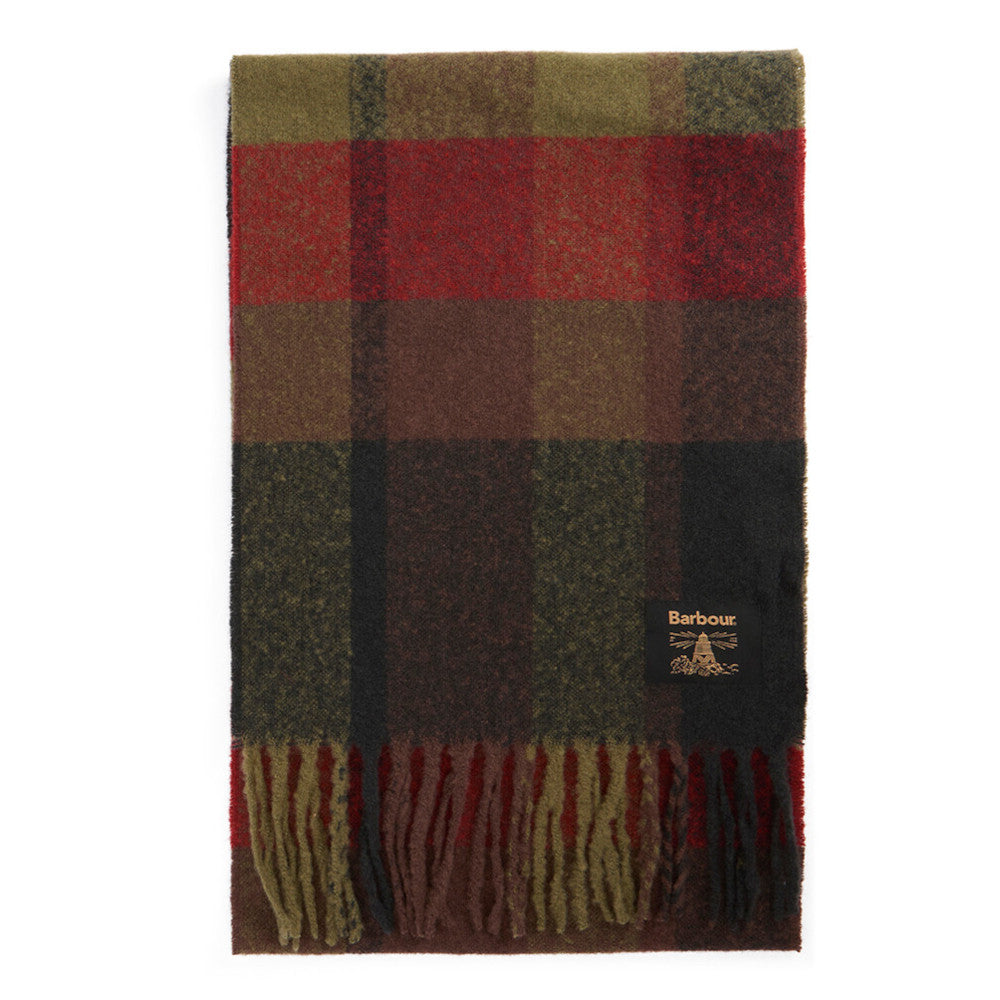 Barbour Westerdale Olive Scarf