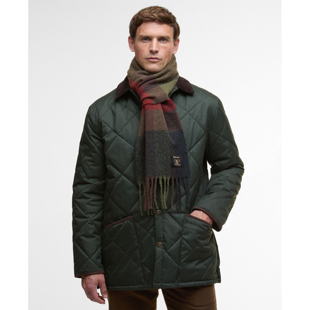 Barbour Westerdale Olive Scarf