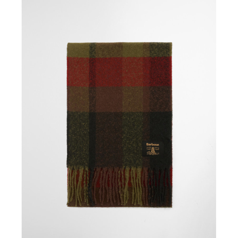 Barbour Westerdale Olive Scarf