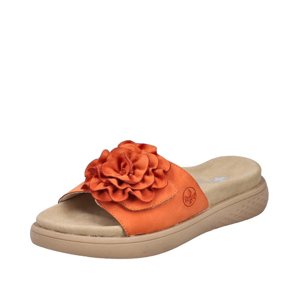Rieker V1562-38 Pumpkin Sandals