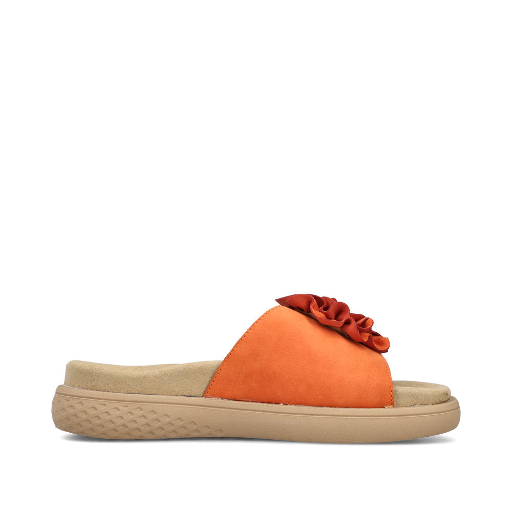 Rieker V1562-38 Pumpkin Sandals