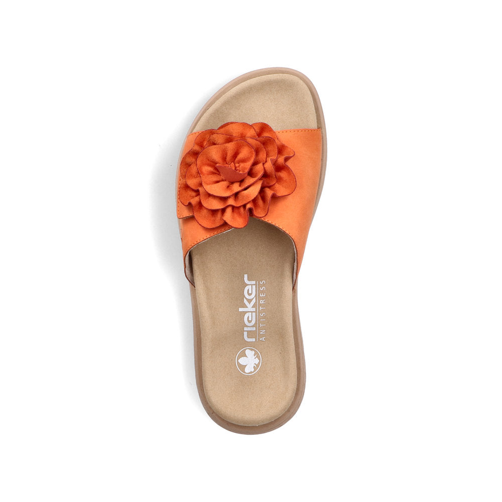 Rieker V1562-38 Pumpkin Sandals