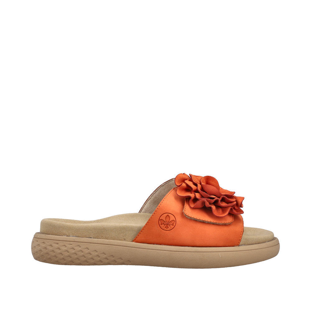 Rieker V1562-38 Pumpkin Sandals