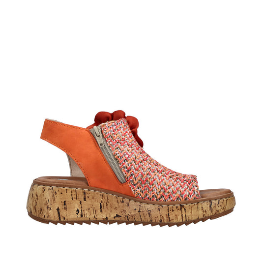 Rieker V1783-90 Pumpkin Sandals
