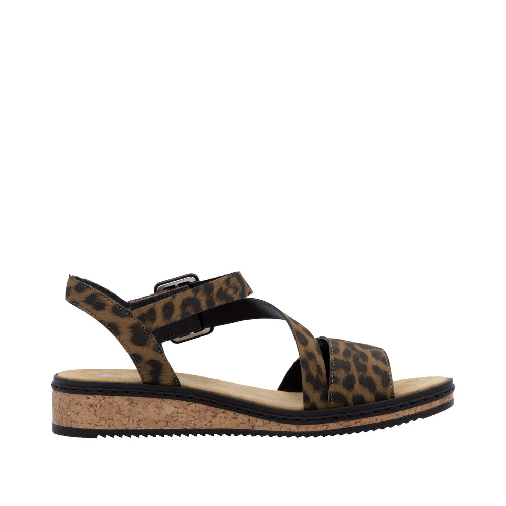 Rieker V3660-90 Brown Sandals