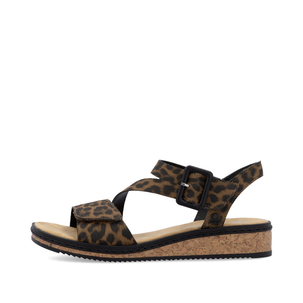 Rieker V3660-90 Brown Sandals