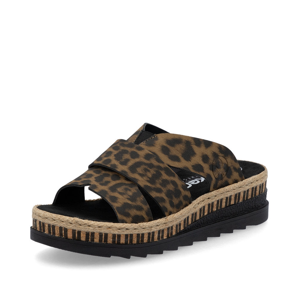 Rieker V7989-90 Brown Sandals