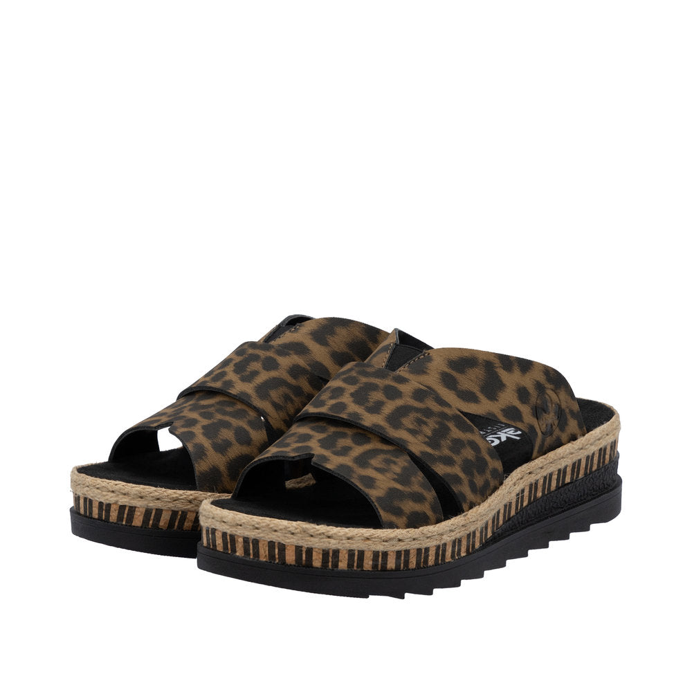 Rieker V7989-90 Brown Sandals