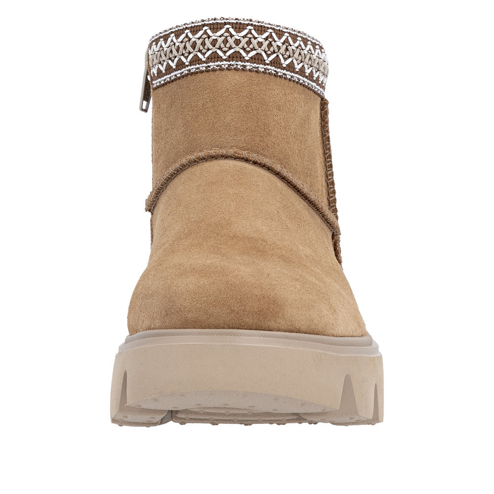 Rieker W2074-24 Beige Boots