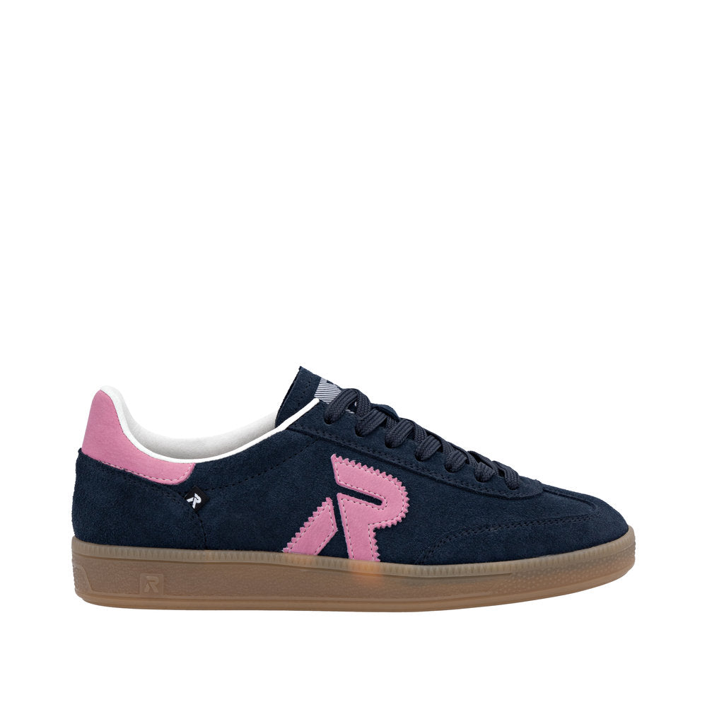 Rieker W2200-15 Navy Pink Trainers