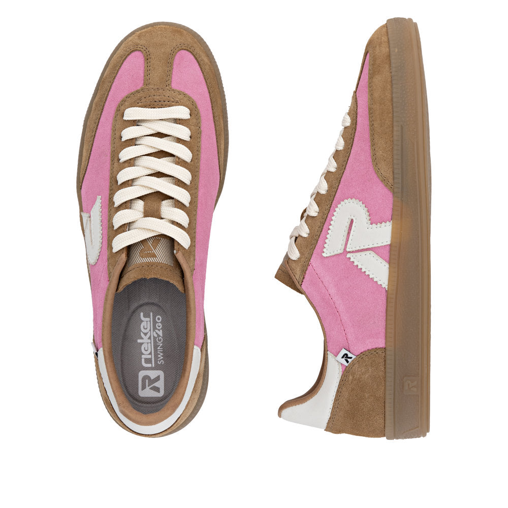 Rieker W2200-32 Pink Trainers