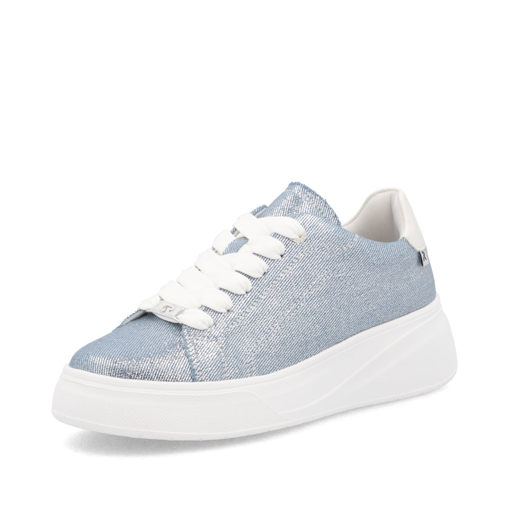 Rieker W2302-14 Jeans Silver Trainers