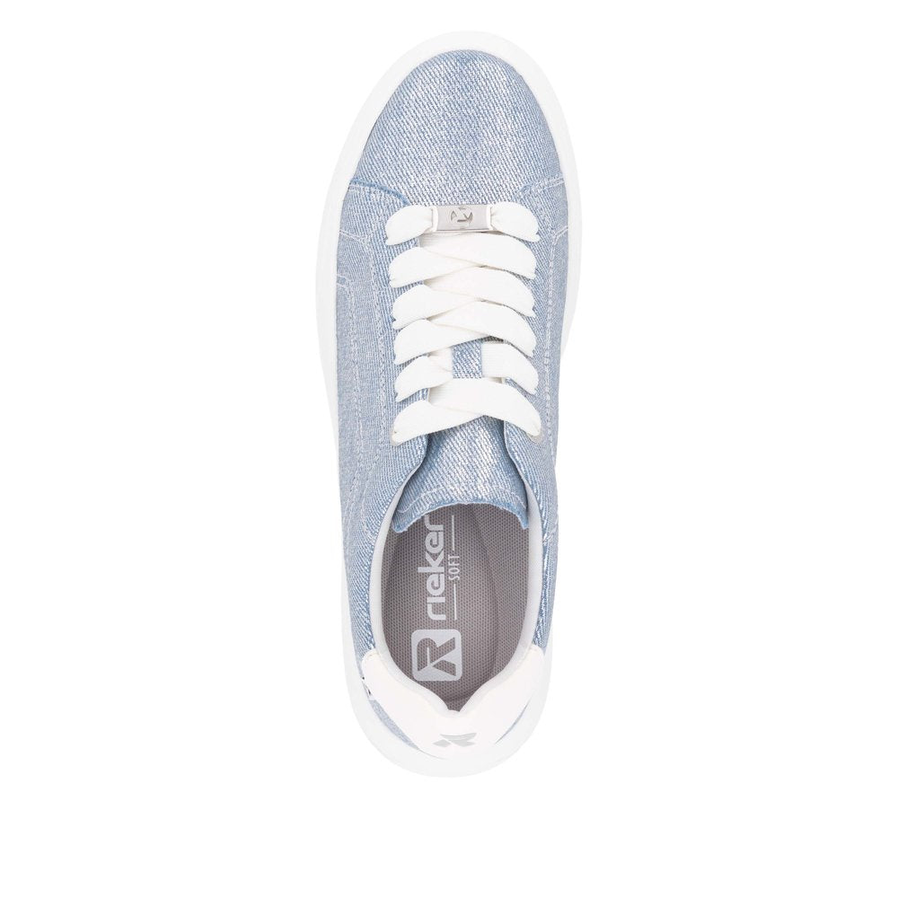 Rieker W2302-14 Jeans Silver Trainers