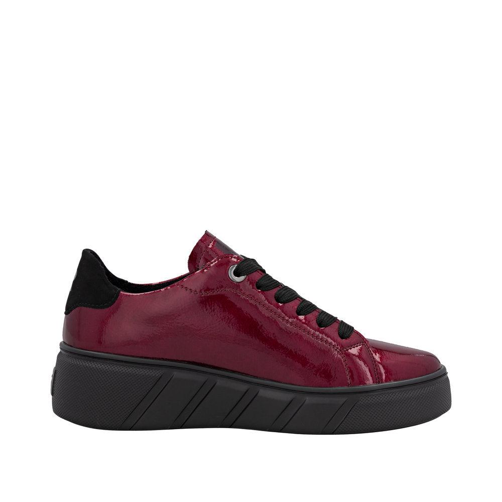 Rieker W2601-35 Cherry Red Trainers