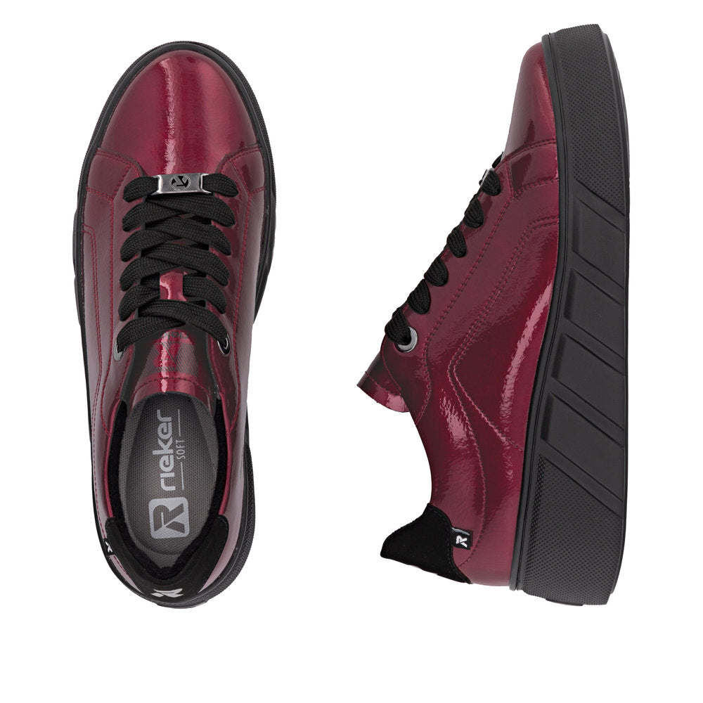 Rieker W2601-35 Cherry Red Trainers