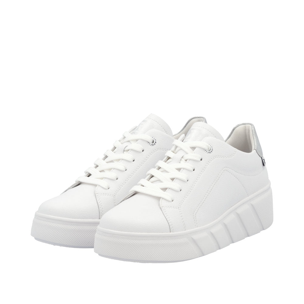 Rieker W2601-80 White Trainers