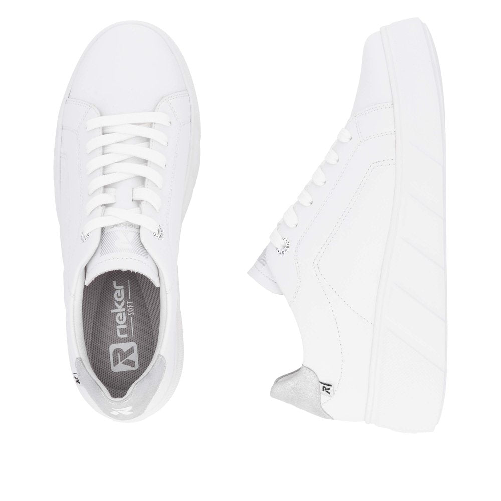 Rieker W2601-80 White Trainers