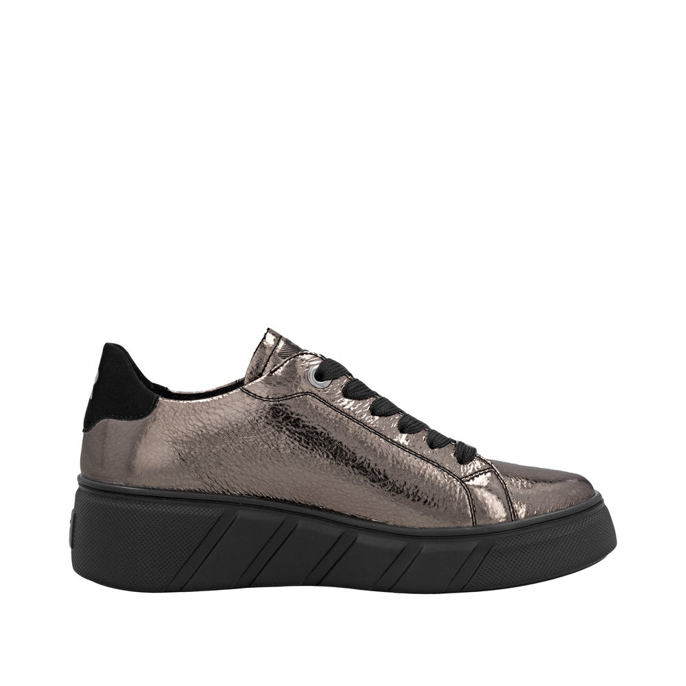 Rieker W2601-91 Antique Black Casual Shoes
