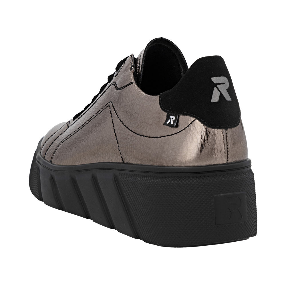 Rieker W2601-91 Antique Black Casual Shoes