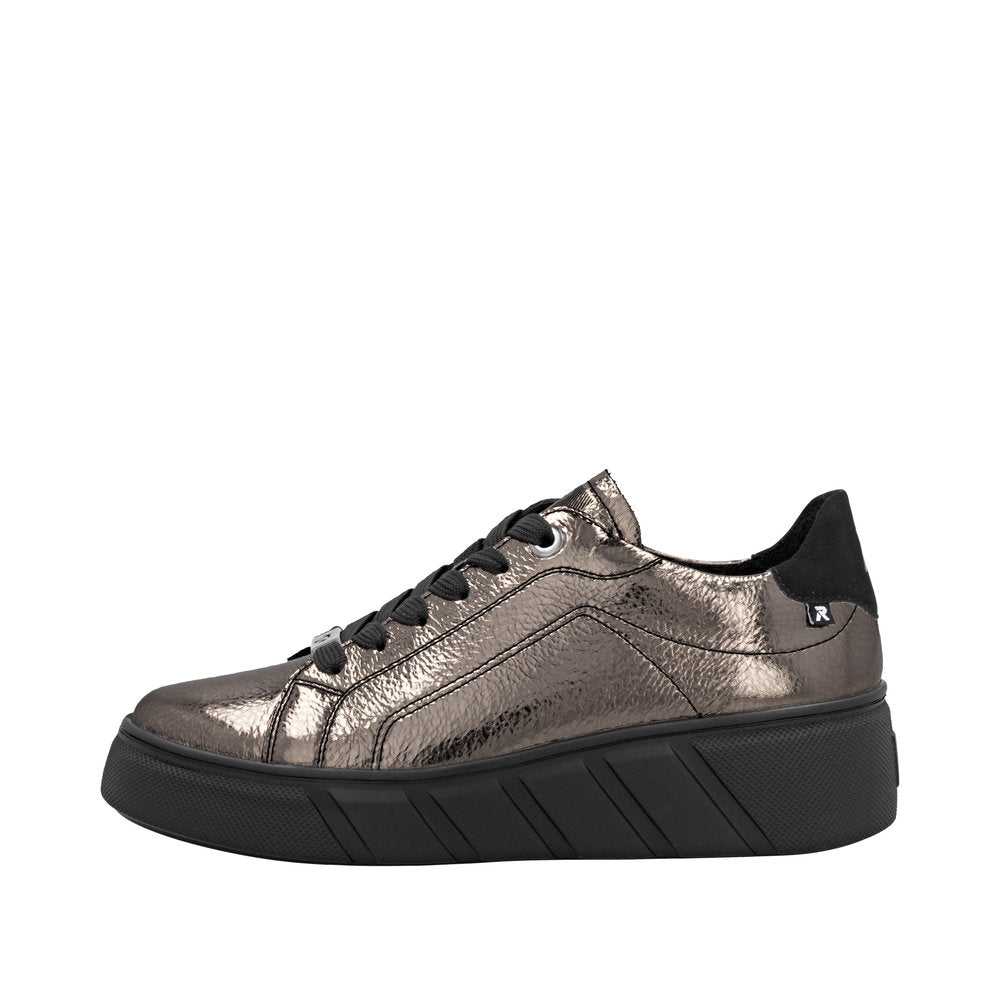 Rieker W2601-91 Antique Black Casual Shoes