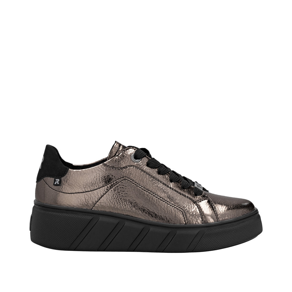 Rieker W2601-91 Antique Black Casual Shoes