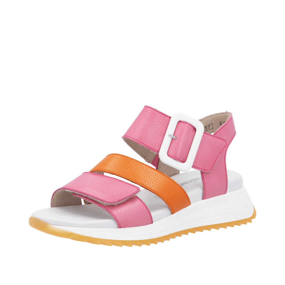 Rieker W2950-31 Pink Sandals