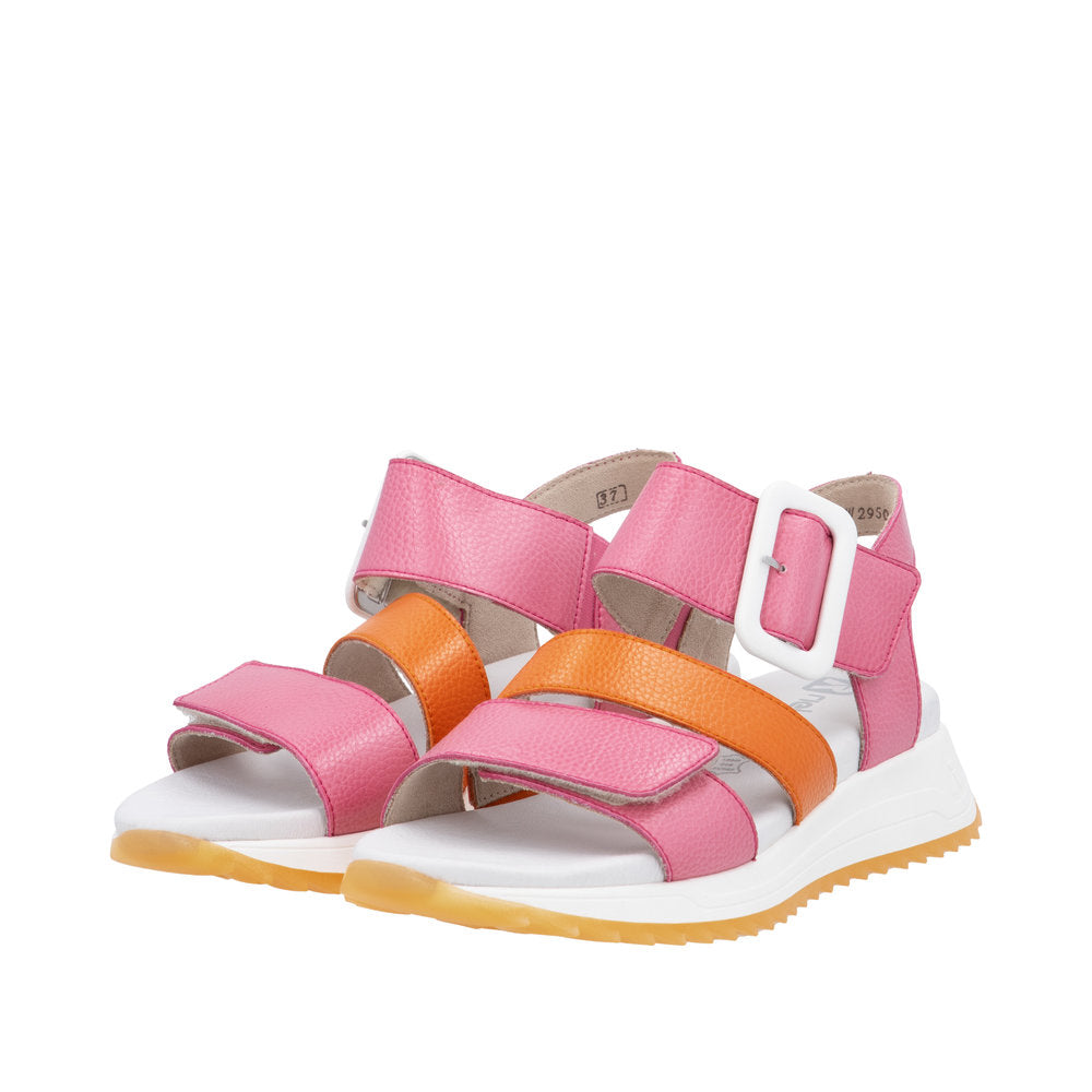 Rieker W2950-31 Pink Sandals