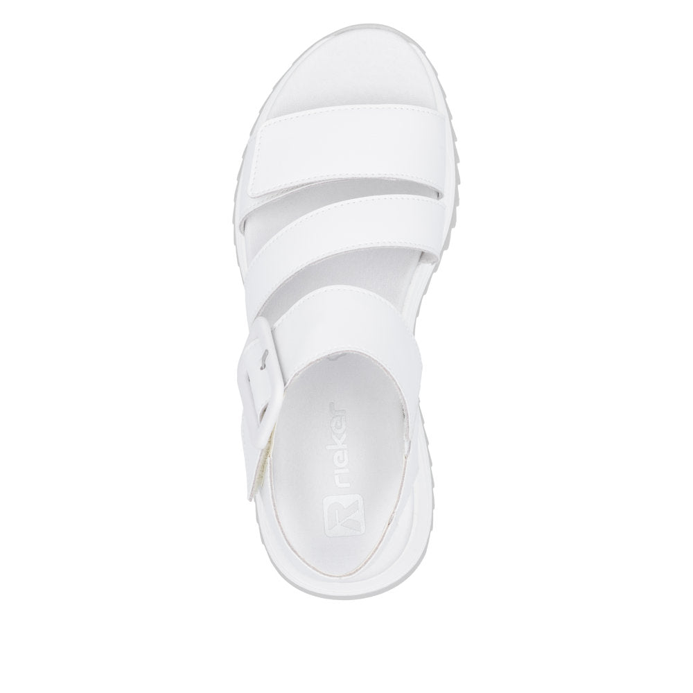 Rieker W2950-80 White Sandals