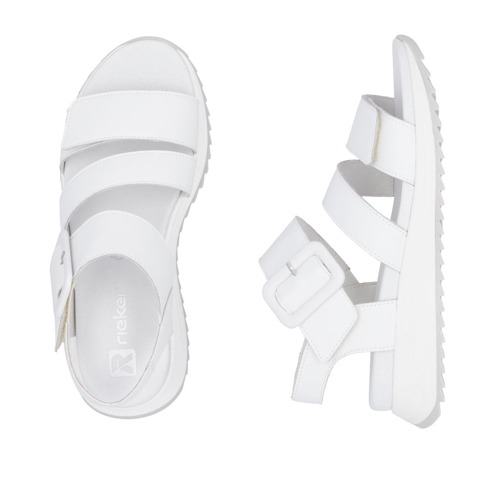 Rieker W2950-80 White Sandals