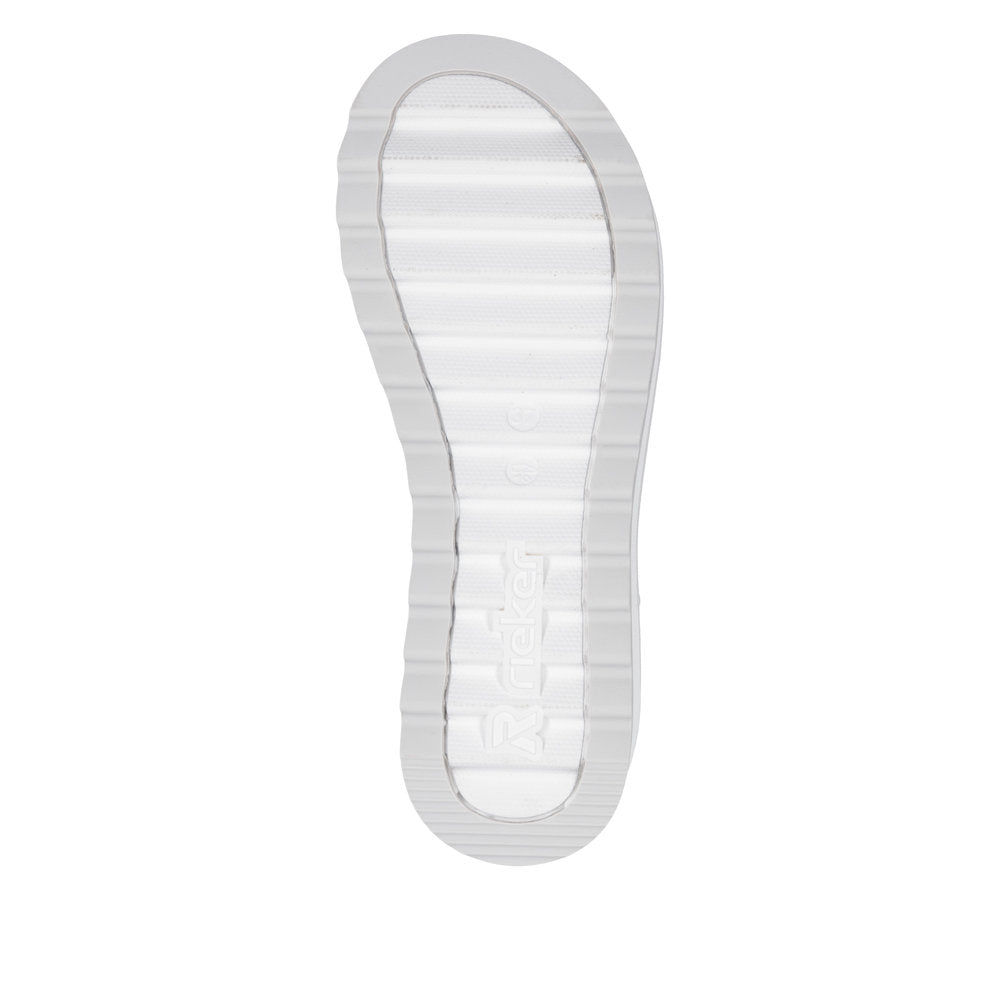 Rieker W3053-90 Silver Sandals