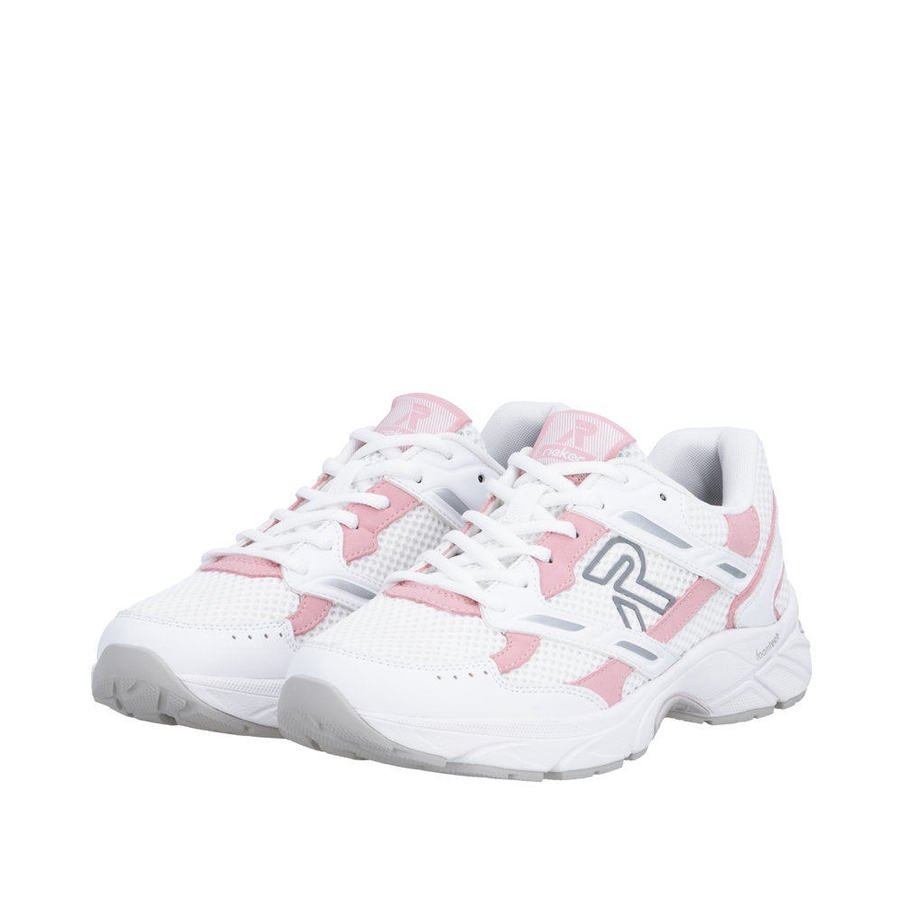 Rieker W4200-80 White Pink Trainers