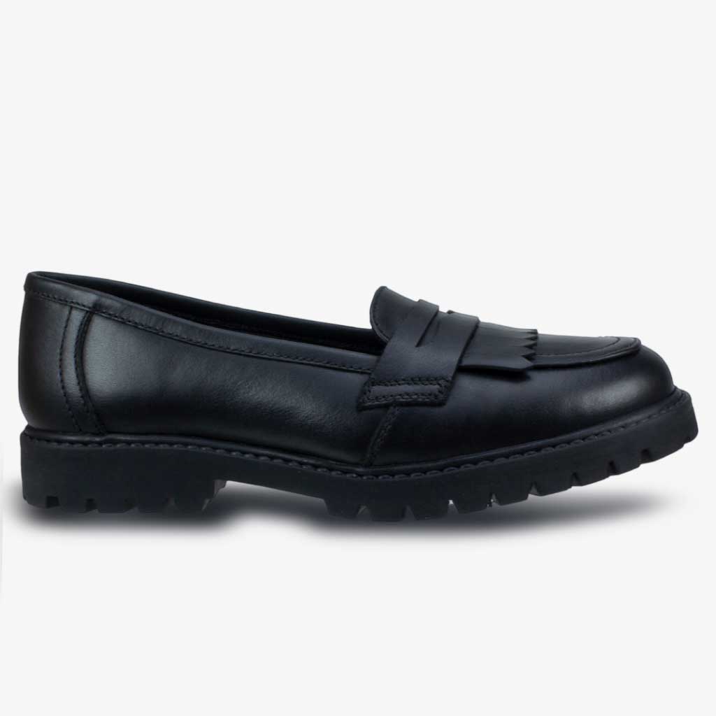 Term Willow Black School Shoes