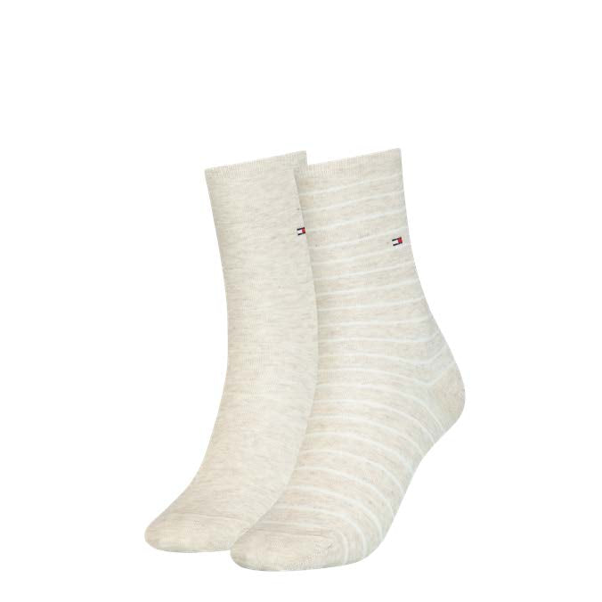 Tommy Hilfiger 100001494 005 Stripe 2 Pack Socks Beige