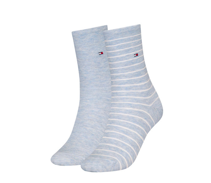 Tommy Hilfiger 100001494 034 Stripe 2 Pack Socks Blue