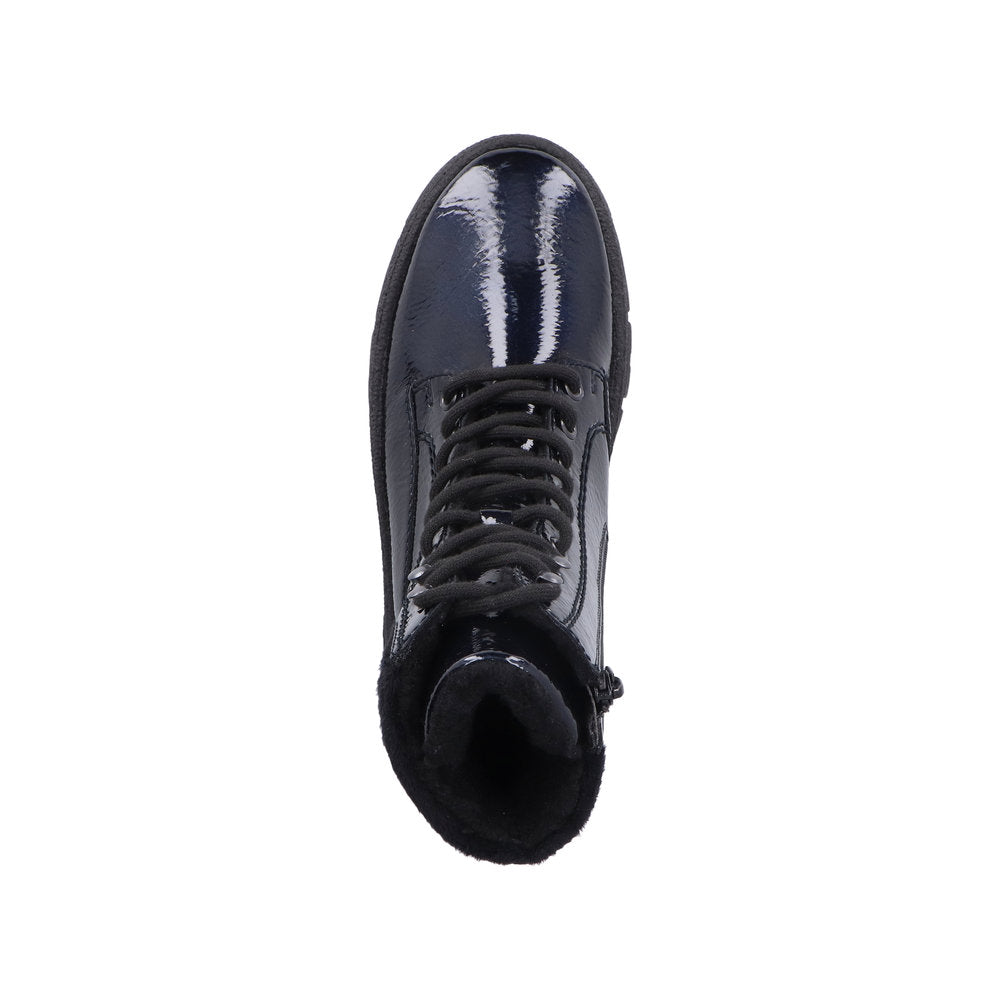 Rieker Y0220-14 Midnight Blue Black Boots