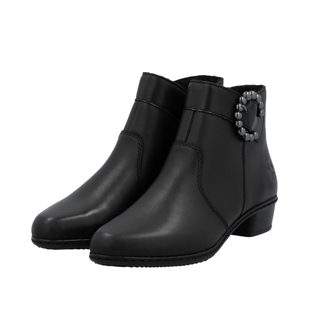 Rieker Y0797-00 Black Boots
