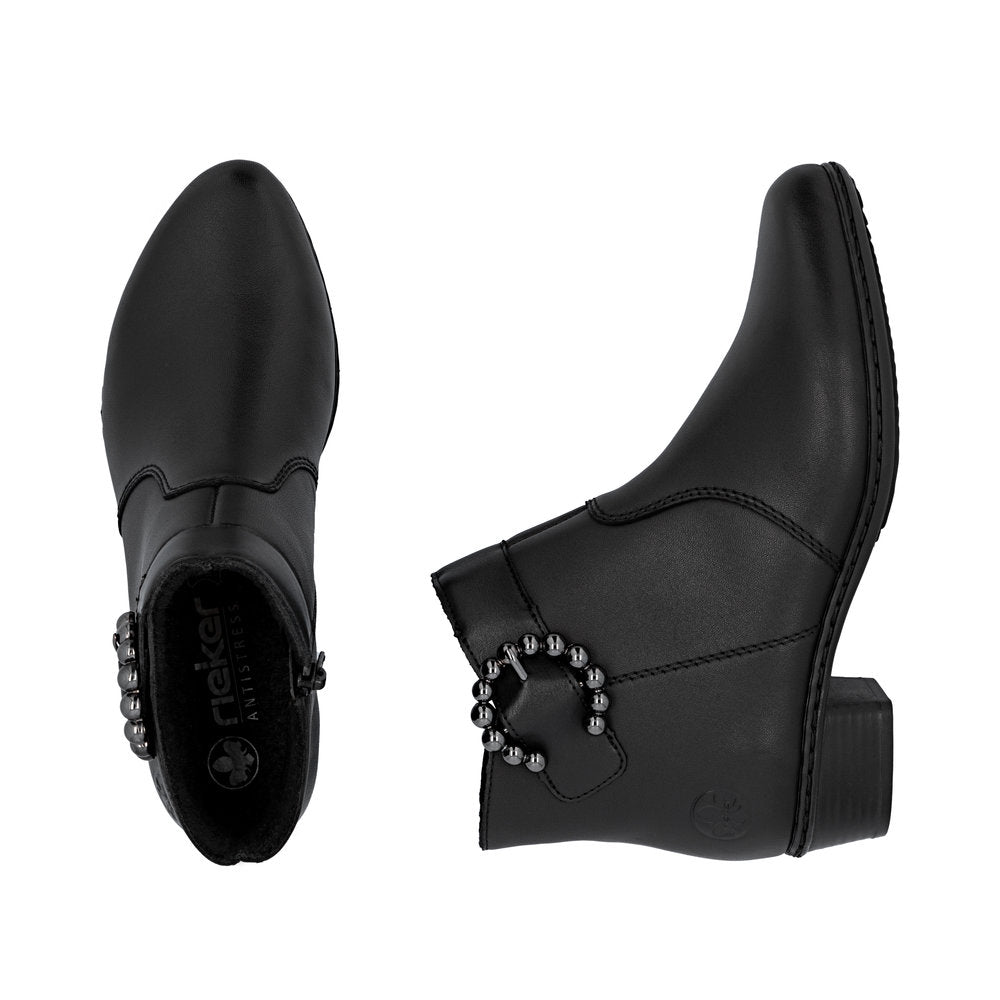 Rieker Y0797-00 Black Boots