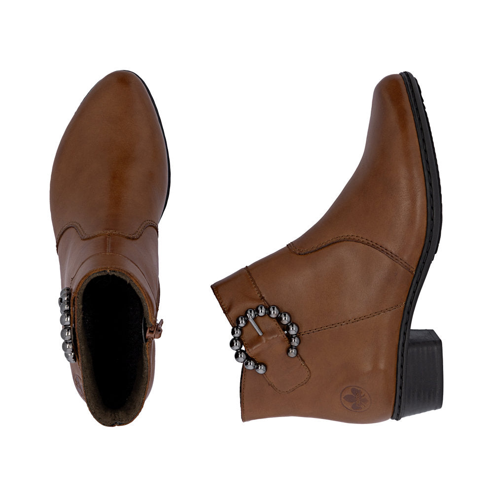 Rieker Y0797-24 Tan Boots