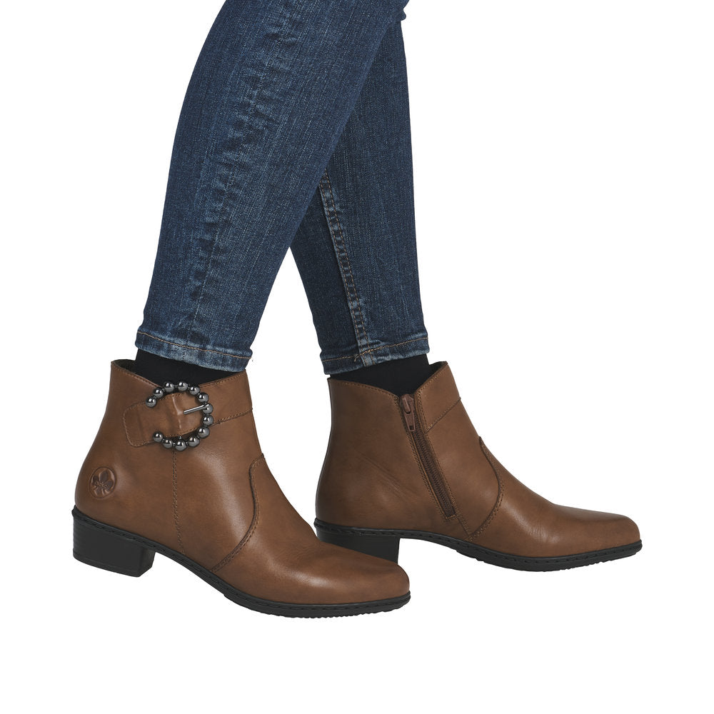 Rieker Y0797-24 Tan Boots