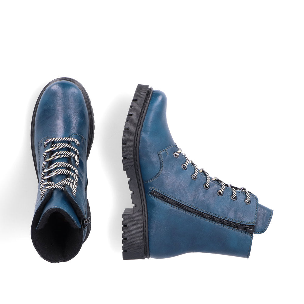 Rieker Y2440-12 Janet Blue Boots