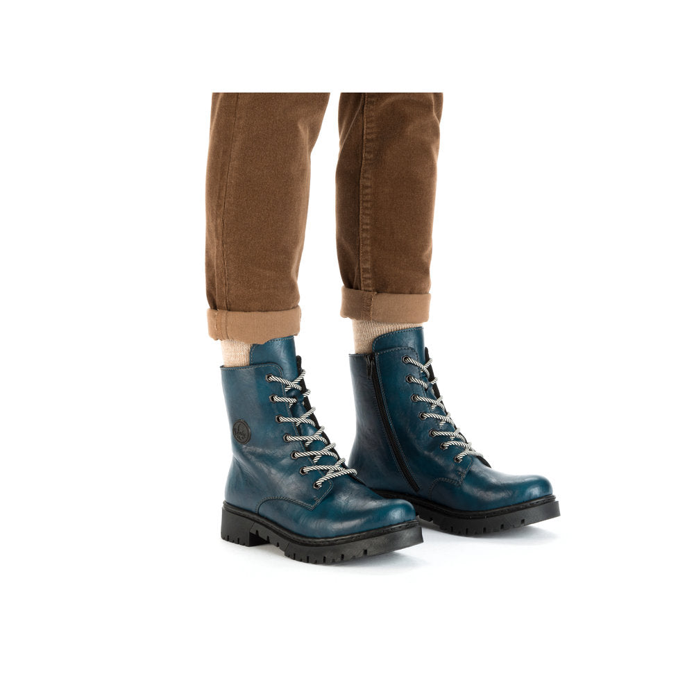Rieker Y2440-12 Janet Blue Boots