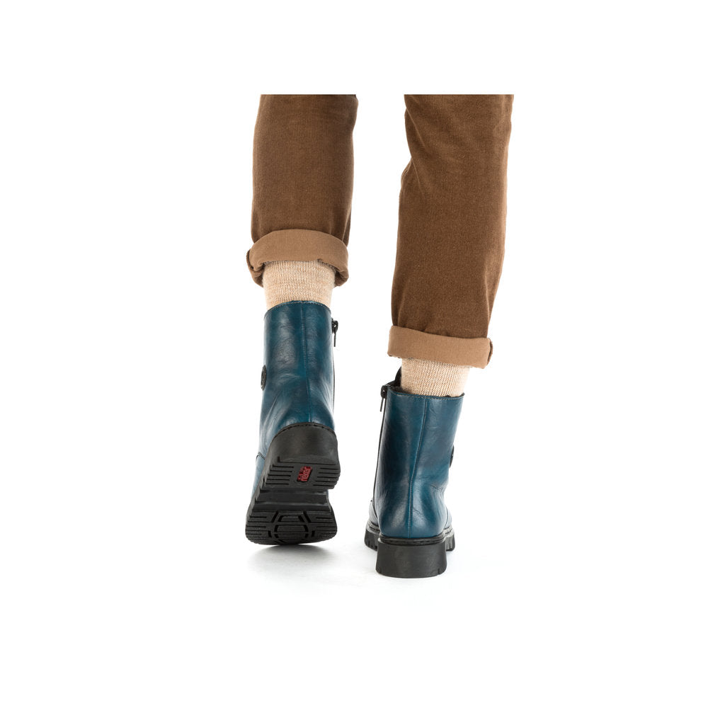 Rieker Y2440-12 Janet Blue Boots