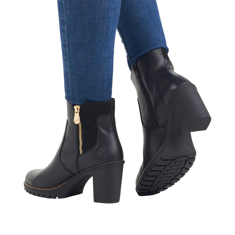 Rieker Y2557-00 Evita Black/Black/Black Boots