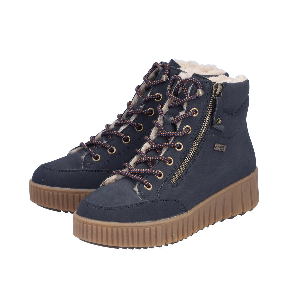 Rieker Y6104-14 Pacific Blue Boots
