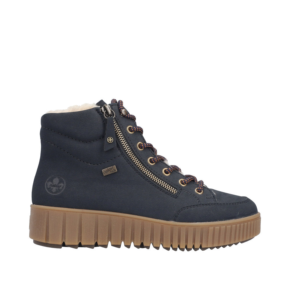 Rieker Y6104-14 Pacific Blue Boots